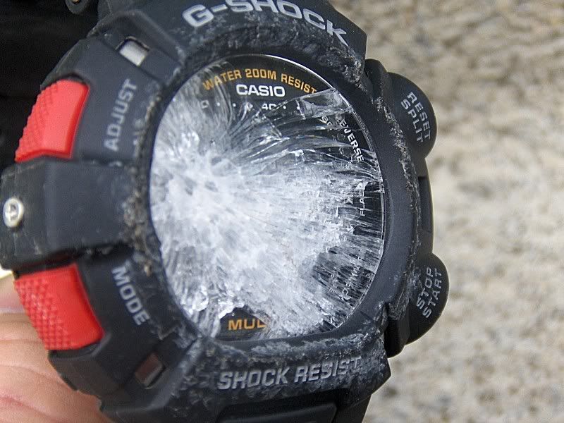 g shock hands stuck